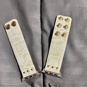 Cream watch band - Apple